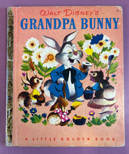 Load image into Gallery viewer, Vintage 1951 Walt Disney's Grandpa Bunny A Little Golden Book D21
