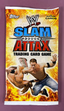 Load image into Gallery viewer, 2010 Topps WWE Slam Attax Trading Card Game Sealed Booster Pack (6 Cards)
