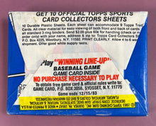 Load image into Gallery viewer, 1983 Topps Major League Baseball Unopened Wax Pack (15 Cards) Sealed
