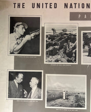 Load image into Gallery viewer, Vintage 1949 UN Poster: The United Nations in a Troubled World - Palestine
