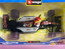 Load image into Gallery viewer, Bburago Disney Formula Mickey Mouse Racing Car 1/24 Scale Die Cast NIB
