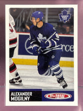 Load image into Gallery viewer, 2003 Topps Total Alexander Mogilny Hockey Card #127 &amp; Puck Display
