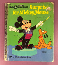Load image into Gallery viewer, Vintage 1971 Little Golden Book D105 Walt Disney World Surprise for Mickey Mouse
