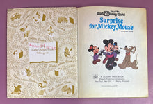 Load image into Gallery viewer, Vintage 1971 Little Golden Book D105 Walt Disney World Surprise for Mickey Mouse
