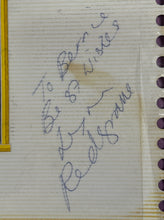 Load image into Gallery viewer, Vintage Dionne Warwick Autographed Scrapbook Page with Photos
