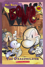 Load image into Gallery viewer, Bone Book Four: The Dragonslayer by Jeff Smith (Graphix, 2006) Paperback
