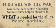 Load image into Gallery viewer, Original WWI 'Food Will Win the War' Poster by C.E. Chambers Framed (1917)
