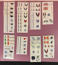 Load image into Gallery viewer, Vintage Magic Tattoo Fashion Tattoo Stickers Waterproof Lot Made in Korea
