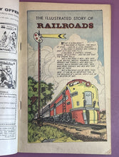 Load image into Gallery viewer, Classics Illustrated The World Around Us #4: The Illustrated Story of Railroads
