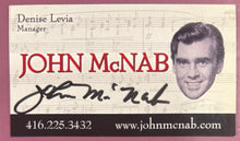 Load image into Gallery viewer, John McNab Autographed Type-1 Polaroid Photo &amp; 2 Promo Cards Lot
