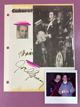 Load image into Gallery viewer, Lou Diamond Phillips &amp; Joel Grey Autographed Type-1 Photo &amp; Program Page Lot
