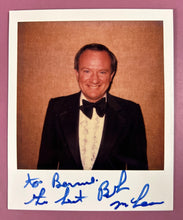 Load image into Gallery viewer, Bob McLean Autographed Signed Type-1 Polaroid Photo Inscribed "To Bernie"
