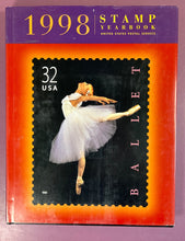Load image into Gallery viewer, 1998 Stamp Yearbook United States Postal Service Ballet Cover Hardcover
