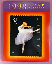 Load image into Gallery viewer, 1998 Stamp Yearbook United States Postal Service Commemorative Mint Set
