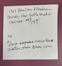 Load image into Gallery viewer, Beadle's Frontier Series No.63 Red Rattlesnake The Pawnee by Capt. Carleton
