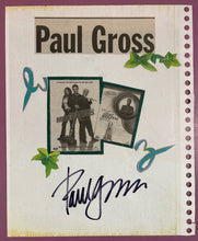 Load image into Gallery viewer, Paul Gross Autographed Scrapbook Page "Due South" "Men with Brooms"
