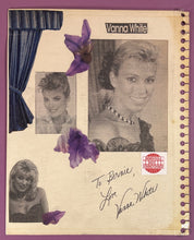 Load image into Gallery viewer, Vanna White Signed Autographed Scrapbook Page "To Bernie" Wheel of Fortune
