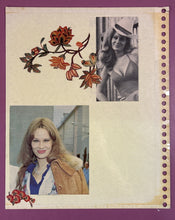 Load image into Gallery viewer, Susan Anton Autographed &amp; Personalized Vintage Scrapbook Page w/ Photos

