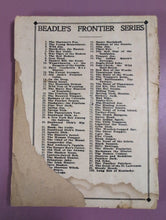 Load image into Gallery viewer, 1908 Beadle's Frontier Series #38 Mad Anthony's Captain Dime Novel by Buntline
