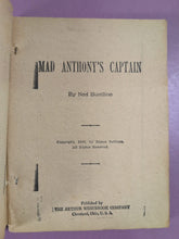 Load image into Gallery viewer, 1908 Beadle's Frontier Series #38 Mad Anthony's Captain Dime Novel by Buntline
