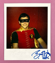 Load image into Gallery viewer, Burt Ward Autographed Type-1 Polaroid Photo as Robin from Batman TV Series
