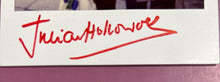 Load image into Gallery viewer, Julian Holloway Signed Polaroid Photo with Bob Hoskins Autographed Vintage
