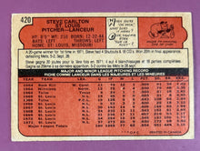 Load image into Gallery viewer, 1972 O-Pee-Chee Baseball Card - Steve Carlton St. Louis Cardinals #420
