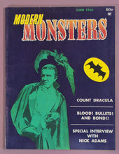 Load image into Gallery viewer, Modern Monsters Magazine #2 June 1966 Dracula James Bond Nick Adams
