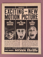 Load image into Gallery viewer, Screen Thrills Illustrated Magazine Oct 1963 Vol 2 No 2 Phantom Chan Taylor
