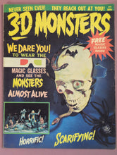 Load image into Gallery viewer, 1964 3-D Monsters Magazine Vol 1 No 1 w/ 3D Glasses Fair Publishing
