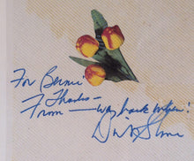 Load image into Gallery viewer, Dinah Shore Signed Autograph Page "For Bernie" w/ Raymond Burr Photos
