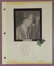 Load image into Gallery viewer, Lou Diamond Phillips Signed Photo Clipping Scrapbook Page &amp; Back Bonus Page
