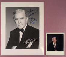 Load image into Gallery viewer, John Forsythe "Blake Carrington" Dynasty Autographed Photo &amp; Polaroid
