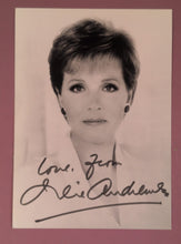 Load image into Gallery viewer, Julie Andrews Hand-Signed B&amp;W Photo by Photographer Zoe Dominic
