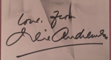 Load image into Gallery viewer, Julie Andrews Hand-Signed B&amp;W Photo by Photographer Zoe Dominic
