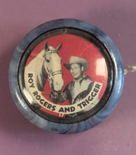 Load image into Gallery viewer, Vintage 1940s Roy Rogers and Trigger Roundup King Yo-Yo All-Western Plastics
