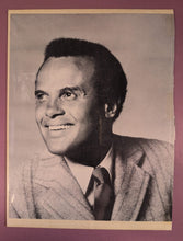 Load image into Gallery viewer, Christopher Atkins Signed Autograph 1980 w/ Harry Belafonte Photo on Back
