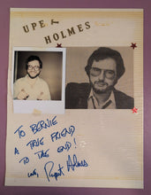 Load image into Gallery viewer, Rupert Holmes &amp; Cal Dodd Dual Signed Autographed Photo Card to Bernie

