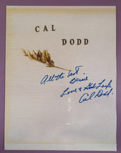 Load image into Gallery viewer, Rupert Holmes &amp; Cal Dodd Dual Signed Autographed Photo Card to Bernie
