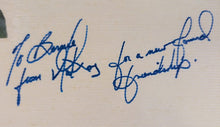 Load image into Gallery viewer, B.J. Thomas &amp; Jon Vlakos Signed Dual-Sided Photo Autograph Plaque 1980
