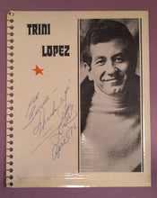Load image into Gallery viewer, Trini Lopez Autographed Spiral Bound Program Booklet Signed 1976 Memorabilia
