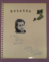 Load image into Gallery viewer, Richard Monette "Hosanna" 1977 Autographed Script/Program Signed To Bernie
