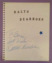 Load image into Gallery viewer, Dalto Dearborn &amp; Carolyn Hurlburt Signed Page "Equus" Play Memorabilia
