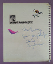 Load image into Gallery viewer, Catherine McKinnon &amp; Charlie Farquharson Signed Autograph Scrapbook Pages
