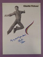 Load image into Gallery viewer, Vintage Charlie Tickner Autographed Double-Sided Figure Skating Photo Page
