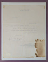 Load image into Gallery viewer, Douglas MacArthur Signed Typed Letter 1961 to Montreal Alouettes JSA LOA

