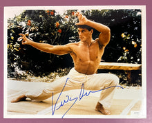 Load image into Gallery viewer, Jean-Claude Van Damme Autographed 8x10 Photo Martial Arts Pose JVC1 Signed
