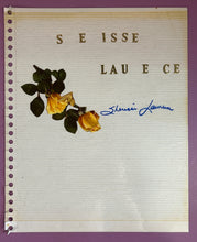 Load image into Gallery viewer, Sherisse Lawrence Autographed Handwritten Manuscript w/ Dried Rose
