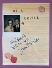 Load image into Gallery viewer, Dina Merrill Autographed Type-1 Polaroid Photo on Scrapbook Page
