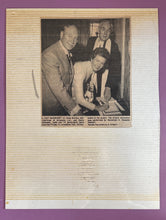 Load image into Gallery viewer, Dina Merrill Autographed Type-1 Polaroid Photo on Scrapbook Page
